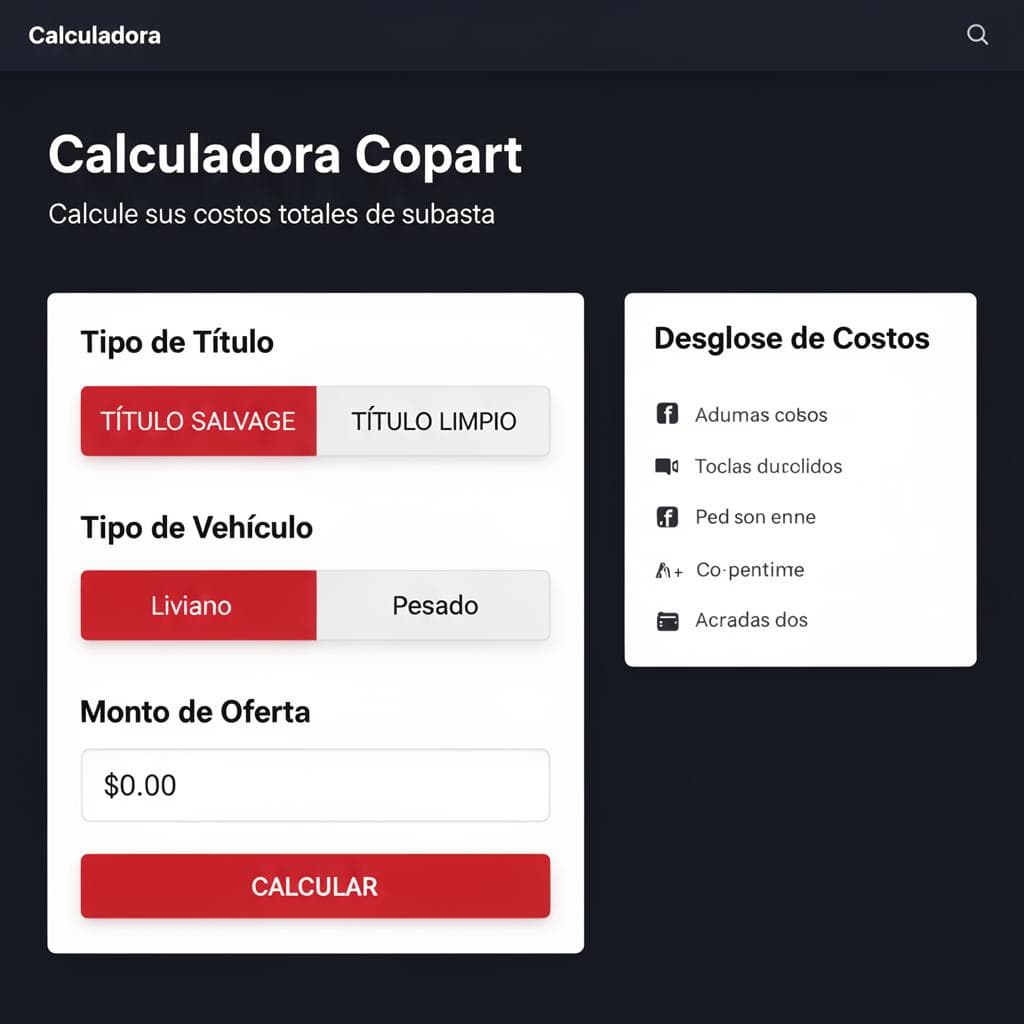 Calculadora Copart